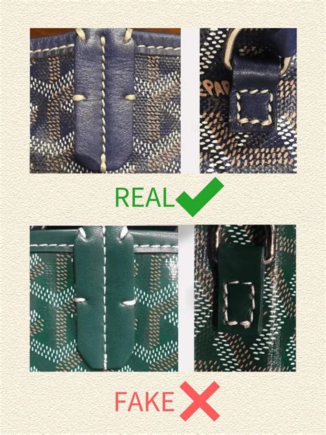 goyard belt fake|how to identify a fake goyard.